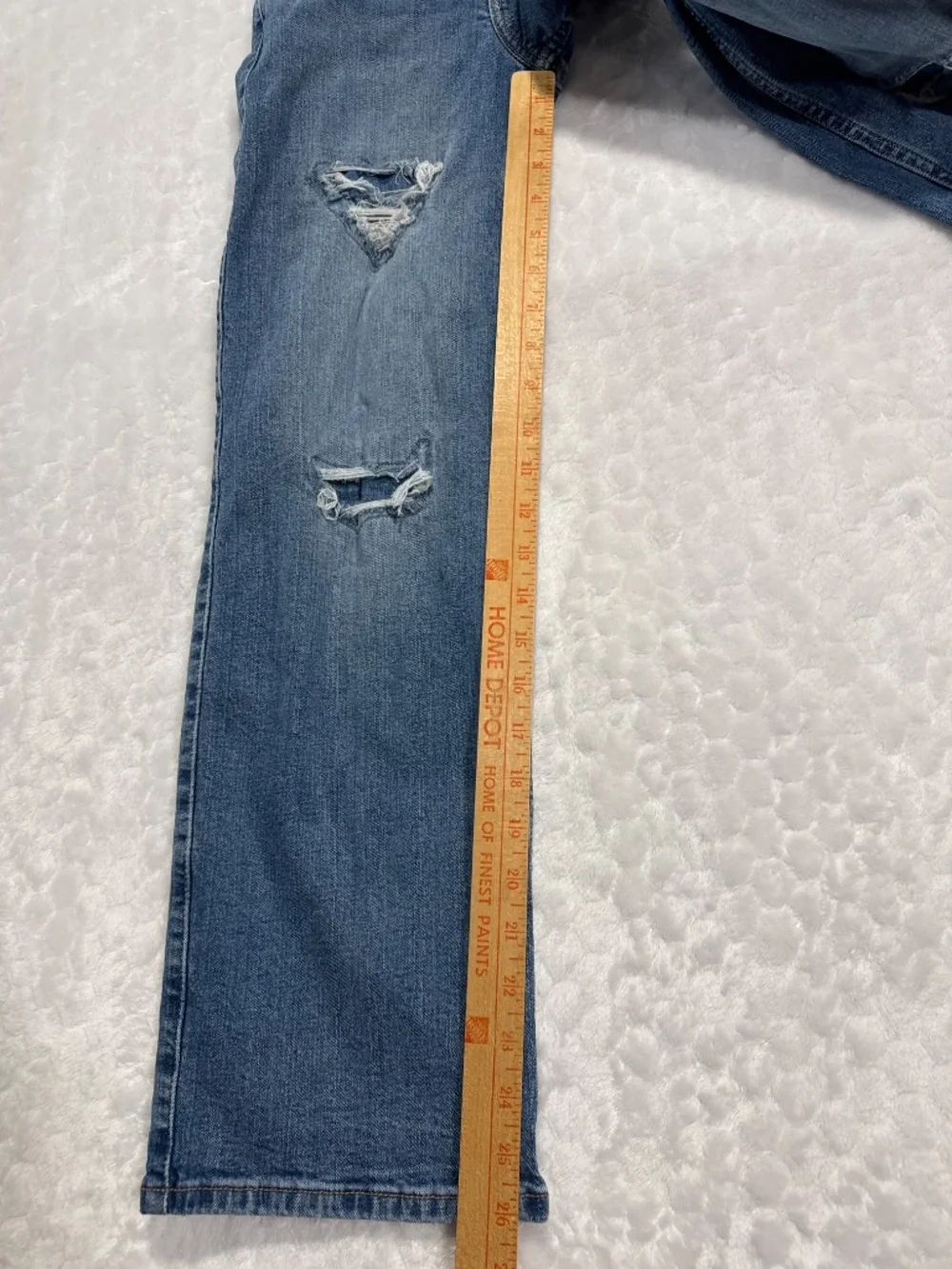 Abercrombie & Fitch Kids High rise wide leg jeans blue denim girl size 9/10 Long